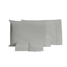 Jogo De Lençol Queen 03 Peças Ponto Palito Percal 100% Algodão 200 Fio