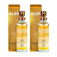 Kit 2 Perfume Feminino Alen Amakha Paris Bolsa Bolso