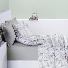 Jogo de Cama Cotton Select Casal Padrão 04 Peças - Protea - Bia Enxova