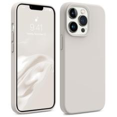 AOTESIER Capa à prova de choque projetada para iPhone 14 Pro Max, [silicone de grau alimentício] [proteção militar contra quedas] com forro antiarranhões capa protetora para celular para 14 ProMax, 17