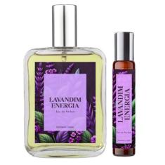 Perfume Lavandim Energia Mulher 100Ml + Roll On 10Ml Natural - Essênci