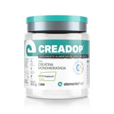 CREADOP Creapure Creatina Monohidratada Pura Sabor Natural Pote 300g, elemento Puro