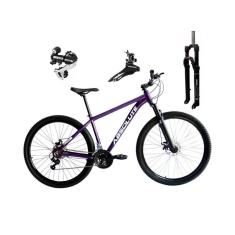 Bicicleta Aro 29 Absolute Nero 5 Cabeamento Interno 24v Câmbio Shimano Acera K7 Trava Freio a Disco-Unissex