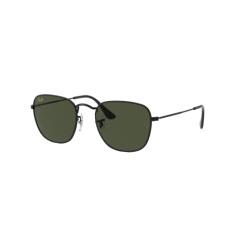Óculos de Sol Ray-Ban Frank 0RB3857 919931 Tam 51 / Preto - Lentes Verde