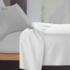 Lençol Casal Profissional 180 Fios sem Elástico-Linea Branco