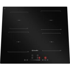 Cooktop De Indução 4 Bocas Com Turbo MCN4BK Mueller Preto 220V