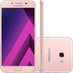 Smartphone Samsung Galaxy A5 Dual Chip Android 6.0 Tela 5.2" Octa-Core 1.9GHz 32GB 4G Câmera 16MP - Rosa