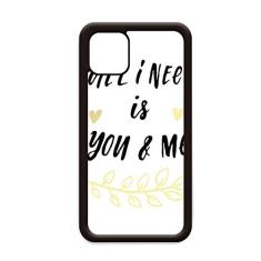 Capa All I Need is You and Me para iPhone 11 Pro Max para Apple Mobile Case