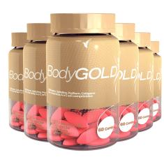 Kit 6 Body Gold 60 Cápsulas Eleve Life 