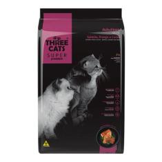 Ração Para Gatos Adultos Three Cats Super Premium Sabor Salmão, Frango