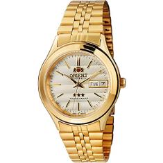 Relógio Orient Masculino Dourado Automático EM03-A0F C1KX