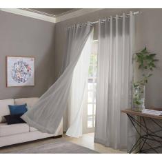 Cortina Voil Santorini 4,00m x 2,50m Castor Adomes