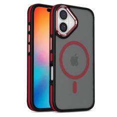 Hitaoyou Capa para iPhone 16 Plus compatível com Magsafe, capa para celular iPhone 16 Plus, capa magnética fina fosca translúcida para iPhone 16 Plus de 6,7 polegadas