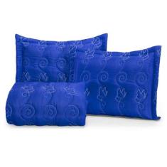 Cama Viuva Eva Casal 3 Peças Bordada Cama toque macio - ENXOVAIS CRIST