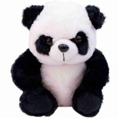 Urso Panda Sentado 20Cm - Pelúcia - Fofy Toys