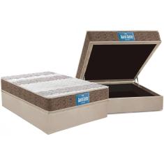 Cama Box Baú Casal: Colchão Anatômico Probel D33 / Ep Plus Double Face + Base Clean(138X188)