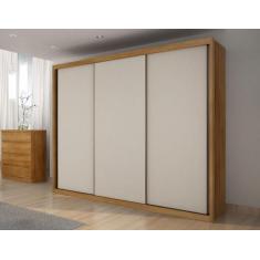 Guarda Roupa Casal MDF 3 Portas 6 Gavetas Vegas - Novo Horizonte