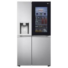 Geladeira LG Side by Side Craft Ice 598L InstaView Inverse Inox 110V GC-X257CSHS
