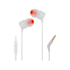 Fone de Ouvido JBL T110 WHT Branco Pure Bass com Microfone e Controle 