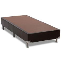 Cama Box Base Solteiro Universal Courano Nero Black (78x188x20) - Orto