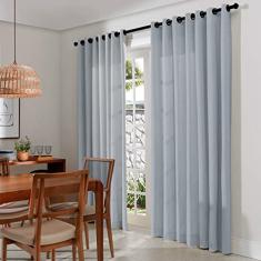 Cortina Para Sala/Quarto Oxford 400x250 com ilhóses