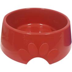 Comedouro Furacão Pet Pop Plástico Vermelho - 1 Litro