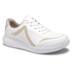Tênis Jogging Mississipi MI482 Feminino - Off White