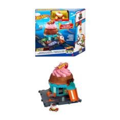 Pista Hot Wheels City de Brinquedo Sorveteria c/ Carrinho - Mattel - H