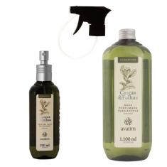 Kit Avatim Água Perfumada + Perfume Ambiente Cascas E Folhas