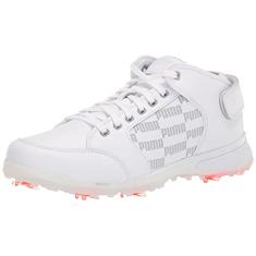 PUMA Proadapt Delta Mid masculino, Puma Cintura alta branca, 41