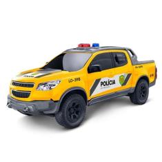 Carro Carrinho Viatura Pick-Up S10 Policia Miniatura - Modelos - RJ, M