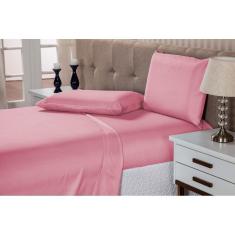 Jogo de Lençol 180 Fios Percal Hera 4 Tamanhos Casa Dona