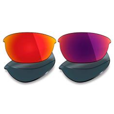 Mryok 2 pares de lentes polarizadas de reposição para óculos de sol Oakley Half Jacket 2.0 – Opções