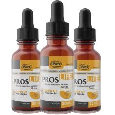 Óleo Semente De Abóbora Vitamina D3 2000 UI 30 ml Kit com 3