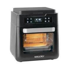 Fritadeira Air Oven Easycook Mallory 1500W Com12 Litros, Painel de LED, Visor de Vidro e Luz Interna, Multi função -200V