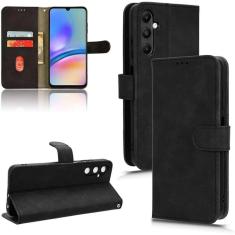 Capinha Carteira Flip P/Samsung A35 Com Porta Cartão - Preta