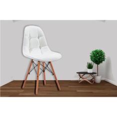Cadeira Charles Eames Eiffel Botone - Reimex, Branco