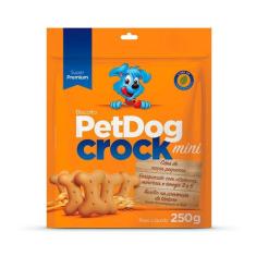 Biscoito Pet Dog Crock Mini para Cães Raças Pequenas - 250g