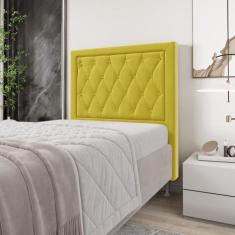 Cabeceira Centaurus 90 / Suede Amarelo  - ARADECOR