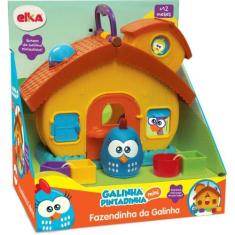 Brinquedo Educativo Fazendinha Galinha Pintadinha com Acessórios