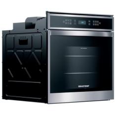 Forno de Embutir Elétrico Brastemp 84 Litros Cor Inox com Convecção e Termômetro Meat Control - BOT84AR 220V