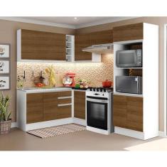 Cozinha Completa Madesa 100% mdf Acordes de Canto (Sem Tampo e Pia)