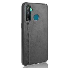 Capa para celular Oppo Realme 5S Proteção robusta 360° Capa de couro liso para Oppo Realme 5S