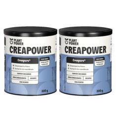 2x Creatina Creapower Creapure Plant Power 300g, Sem Sabor