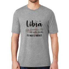 Camiseta Sou de Libra - Foca na Moda, Cinza, GG