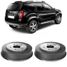 Par de Tambor de Freio Traseiro 5 Furos sem Cubo Renautl Captur Duster Duster Oroch