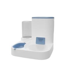 GERRIT Comedouro automático para animais de estimação e dispensador de água, comida e água por gravidade para cães e gatos, alimentador automático para animais de estimação pequenos e grandes, grande