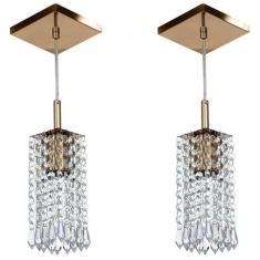 Kit 2 Lustres Pendente De Cristal Acrilico Clearcrillic - MARRYLUZ, Ne
