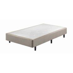 Base Box Somiê Solteiro 37x079x198cm Uni Ecoflex Cinza/Branco