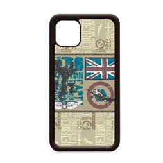 Capa Hero Capt Lion Flag para iPhone 12 Pro Max para Apple Mini Mobile Case Shell